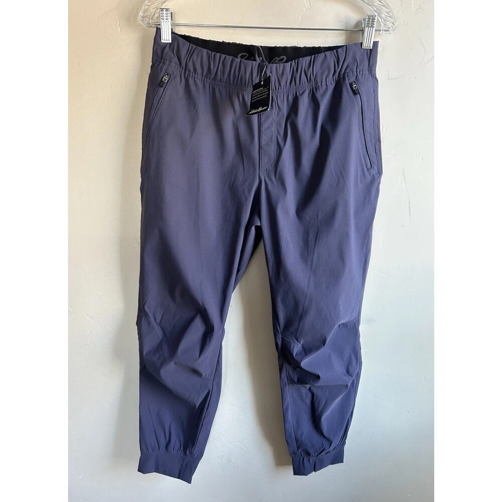 Eddie Bauer Guide Pro Jogger Pants Womens 8 Plum Hiking Stretch Outdoor NWT - Picture 1 of 13